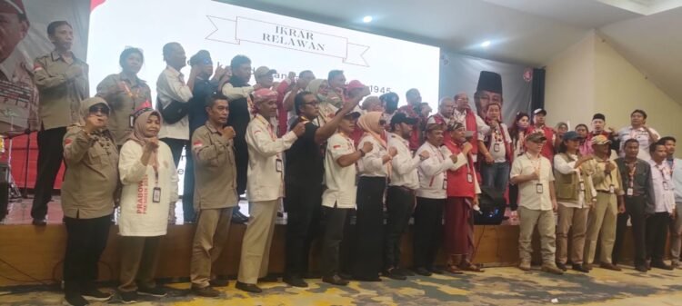 Konsolidasi Badan Relawan Prabowo, Ciptakan Strategi Yang Mumpuni.