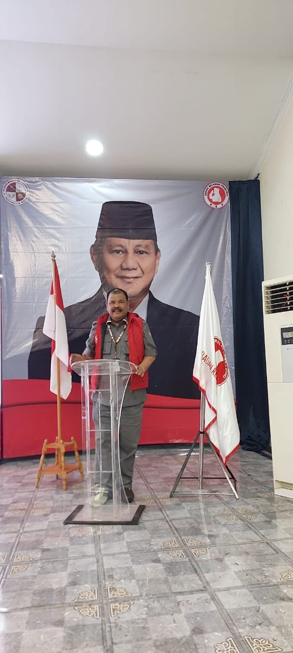 Sudiarto Sekjend Badan Relawan Prabowo : Jangan terpancing dengan provokator yang mau menjelek-jelekan Idola kita