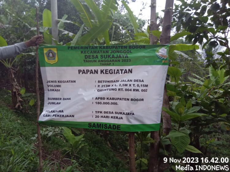 Pengawasan Samisade Suka Jaya Harus Di Perketat, DPP LSM BERKORDINASI Minta Inspektorat Menindak Tegas Oknum Pelaksana Dan Kepala Desa