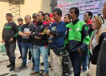 Komunitas Ojol Seroja Himbau Waspadai Berita Hoax Dalam Pemilu 2024.