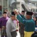 Rombongan Pemkab Langkat Sambut Kedatangan President DMDI di Bandara Kuala Namu