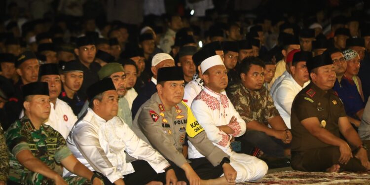 Gelar Doa Bersama, Kapolda Riau: Puncak dari Cooling System Wujudkan Pemilu Damai