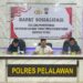 Polres Pelalawan Gelar Rapat Sosialisali Penerbitan Surat Tanda Terima Pemberitahuan Kampanye Pemilu