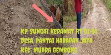 Lokasi yang sepi, diduga proyek Jaling jadi ajang cari CUAN Pelaksana