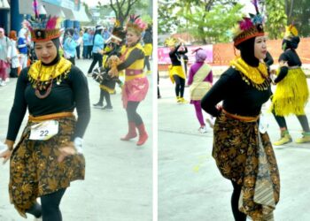 Ika Purwanti Semangat atas Juara ke 3 yang dirah dalam Lomba Senam Kreasi Tingkat Kota