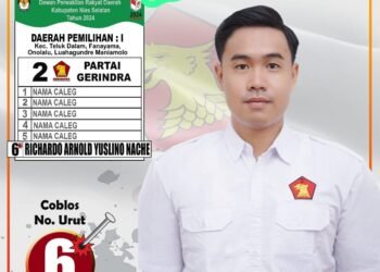 RAY NACHE CALEG NOMOR 6 SIAP BERTARUNG MERAIH SIMPATI MASYARAKAT