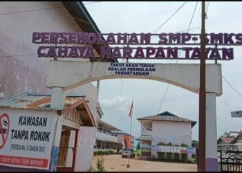 Akibat Serangan DBD Di Kabupaten Sanggau , Sekolah SMKS dan SMP Cahaya Harapan Pulau Tayan di Liburkan