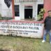 Ketua DPW profesional jaringan mitra negara(PROJAMIN) Kalbar, Eko Jatmiko,mendaftar kan keberadaan organisasi nya ke kesbangpol provinsi