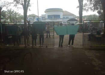 Tender proyek di nilai sarat kejanggalan, AMPERA seruduk Dinas PUPR Langkat