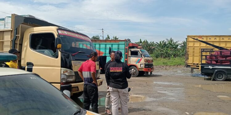 Dishub Langkat Gelar Operasi Pengukuran Dimensi dan Muatan Kendaraan