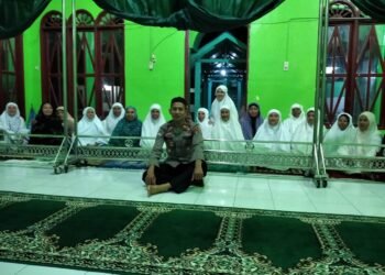 IPTU Mulia Riadi SH Polsek Barus, ajak warga dan jamaaah Masjid jaga kamtibmas jelang pemilu