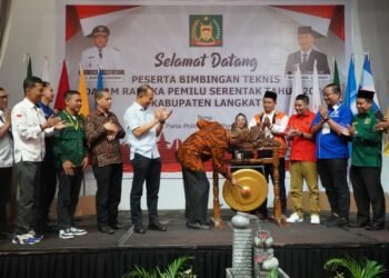 Diikuti 11 Parpol, Syah Afandin Buka Bimtek Pemilu 2024