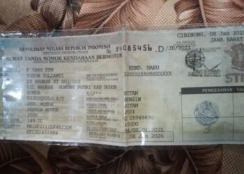 Telah Kehilangan STNK Motor PCX