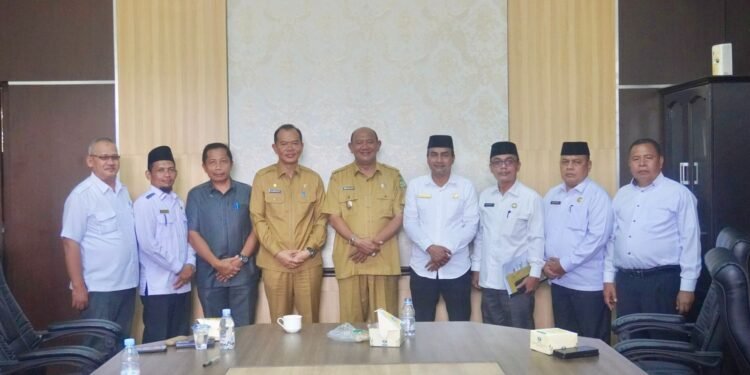 Rencana Gelar Amal Bakti, Kemenag Langkat Audiensi ke Syah Afandin