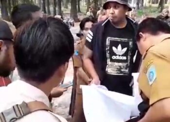 Kades Air Belo dan Mayang Tinjau Batas Desa Guna Penentuan Wilker bersama PT.Timah dan Penertiban Tambang Ilegal di HGU PT.GSBL
