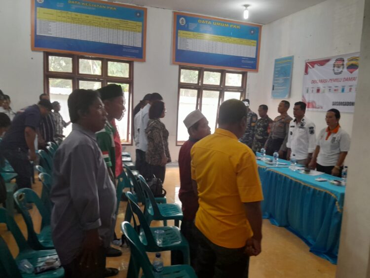 Polsek Barus Gelar Deklarasi Pemilu Damai 2024, Wujudkan Situasi Damai dan Aman