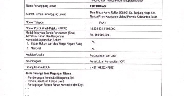 Akiong Bantah Keras Atas Tundingan Oknum Media Terkesan Menyudutkan Dirinya,,Akan Segera Buat Laporan Ke APH Polres Melawi