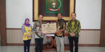 Bank Sumut Stabat Serahkan CSR ke Pemkab Langkat