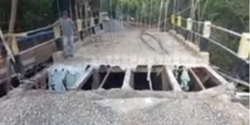 Akibat Proyek Jembatan Sebungkang Asal Jadi Ekonomi Masyarakat Berberapa Desa Lumpuh Total