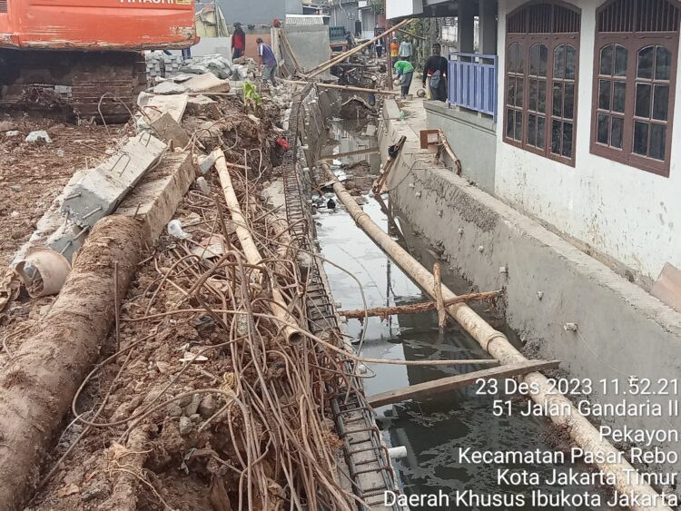 Sembilan Lokasi Kegiatan Proyek Perpanjangan Masa Kontrak di SDA Jakarta Timur