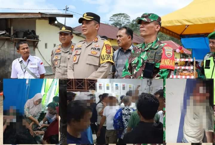 Polres Tapteng Tangani Kasus Penganiayaan dan Pengrusakan Saat Pungut & Penghitungan Suara Pemilu 2024 berlangsung