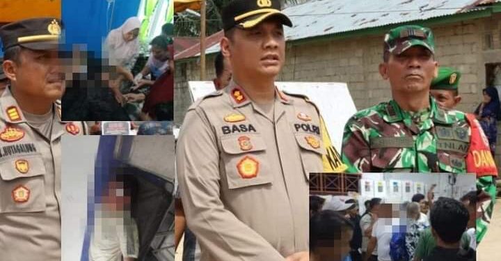 Polres Tapteng Tangani Kasus Penganiayaan dan Pengrusakan Saat Pungut & Penghitungan Suara Pemilu 2024 berlangsung