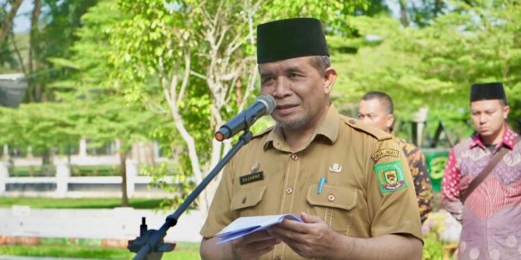 117 Mahasiswa KKN STAI-JM Diminta Plt Bupati Langkat Mendukung Program Desa