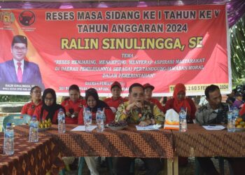 Wakil Ketua DPRD Langkat Ralin Sinulingga Bawa 4 M Saat Reses