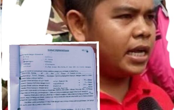 Kuat di Duga Oknum AM Palsukan Jabatan dan Pergunakan Stempel, Pemdes Tarai Bangun Tahun 2014