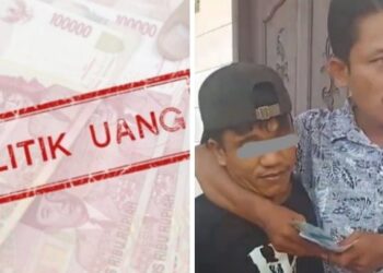 Di Kota Sibolga – Sumut, Tim Sukses kena OTT Masyarakat dan Diserahkan ke Panwaslu.