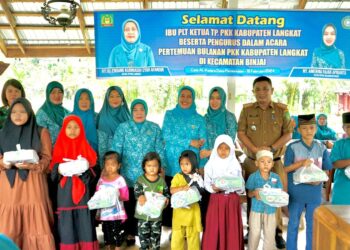 Suasana Haru Selimuti Pertemuan Bulanan TP.PKK Kabupaten Langkat