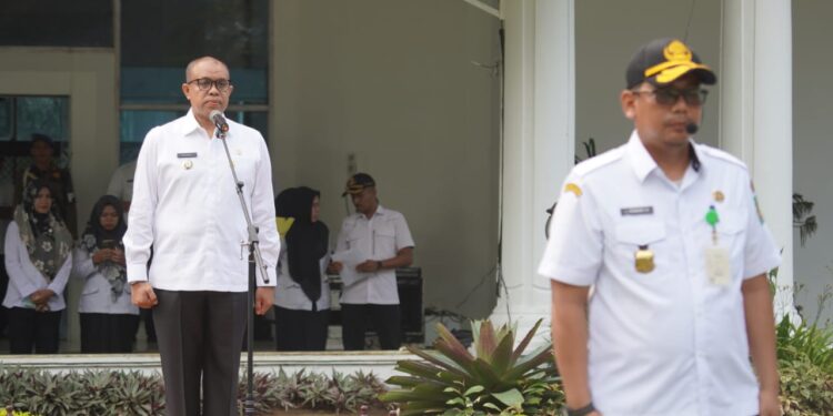 Pimpin Apel Gabungan Perdana, Faisal Hasrimy: Terapkan 4 Prinsip menjadi ASN berkualitas