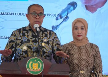 Syah Afandin titip Kabupaten Langkat kepada Pj Bupati Langkat Faisal Hasrimy