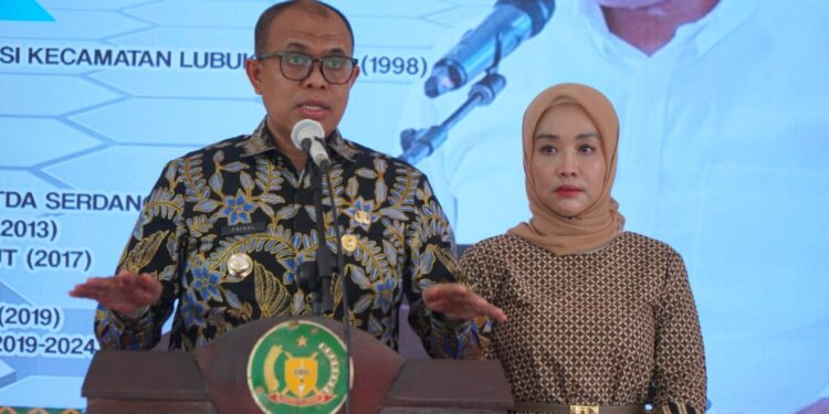 Syah Afandin titip Kabupaten Langkat kepada Pj Bupati Langkat Faisal Hasrimy