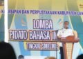 Pj Bupati Langkat Faisal Hasrimy Buka Lomba Pidato Bahasa Inggris Tingkat SMP/MTS