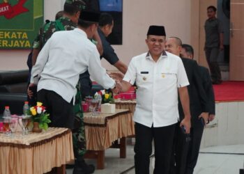 Pj Bupati Langkat Faisal Hasrimy Hadiri Rapat Paripurna Penetapan Pokok-pokok Pikiran DPRD Langkat TA 2024