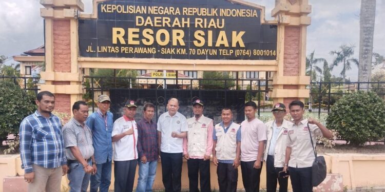 Pemantau Keuangan Negara ( PKN ) ikuti sidang disiplin di polres Siak Riau
