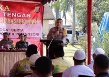Polda Sumut Melalui Kapolres Tapanuli Tengah Ajak Para Tokoh dan Elemen Masyarakat Jagakarsa Kekondusifan Jelang Pemilu.