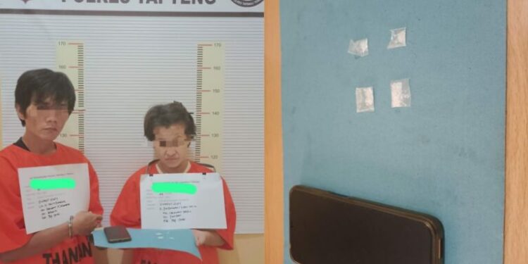 Sepasang Pengedar Sabu Ditangkap Satnarkoba Polres Tapteng.