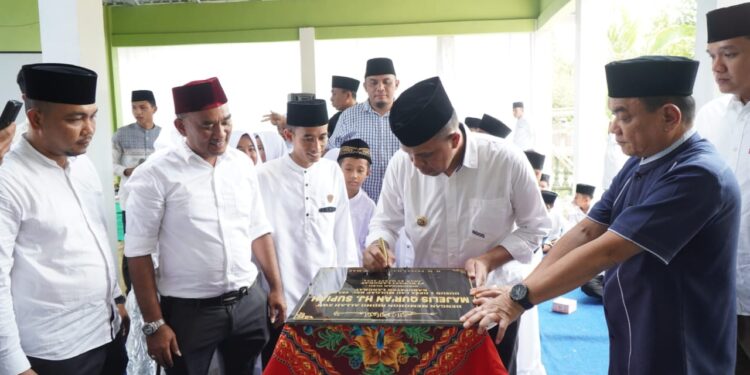 Hadiri Peresmian Majelis Qur’an, Faisal Hasrimy akan buat Rumah Tahfiz Qur’an di setiap SD