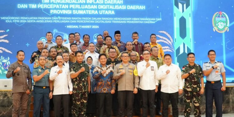 Pj Bupati Langkat Hadiri Meeting TPID Provsu