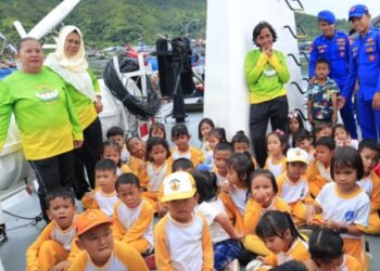 Murid TK Kemala Bhayangkari 12 Cabang Sibolga Berkunjung ke Polairud