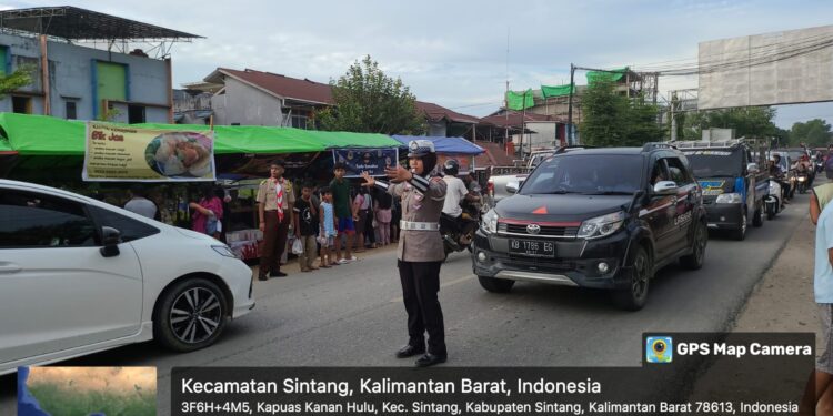 *Polres Sintang Turunkan Ratusan Personel Antisipasi Gangguan Kamtibmas Selama Bulan Ramadhan*