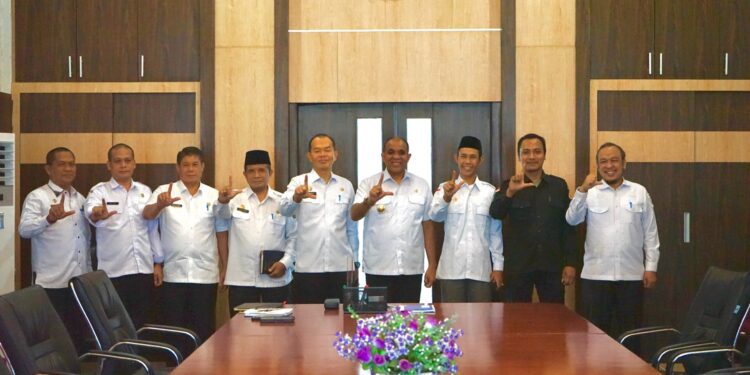 Audensi dengan Bawaslu, Pj Bupati Langkat Faisal Hasrimy : Ayo Sukseskan Pilkada 2024