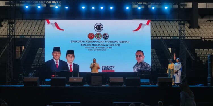 Persatuan Relawan Prabowo-Gibran dan Haidar Alwi Mengadakan Acara Syukuran Kemenangan Prabowo-Gibran di Pilpres 2024