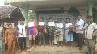 Kades Fajar Kec. Sorkam Kab. Tapanuli Tengah – Sumut, Salurkan Bantuan Ketahanan Pangan.