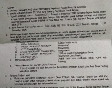 Kades Desa Nauli Tapanuli Tengah ; Emangnya Kenapa Kalau Asset Dijual.