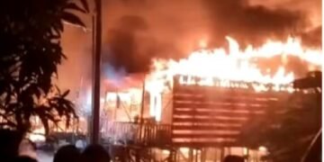 Kebakaran di Sibolga Selatan, Puluhan Rumah Warga Ludes di Lalap Sijago Merah