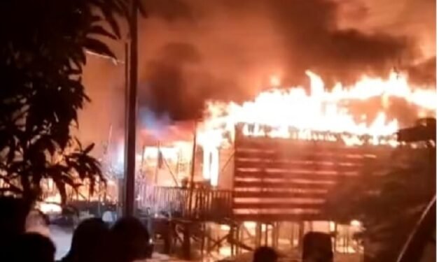 Kebakaran di Sibolga Selatan, Puluhan Rumah Warga Ludes di Lalap Sijago Merah