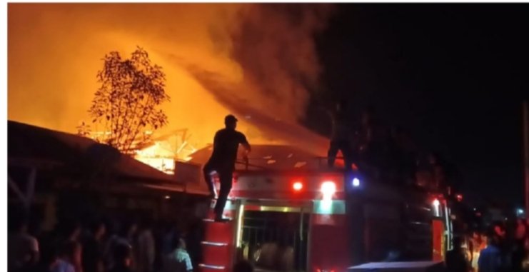 Kebakaran di Sibolga Selatan, Puluhan Rumah Warga Ludes di Lalap Sijago Merah
